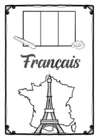 Vorschau - Mal- und Bastelvorlagen - Deckblatt (Schnellhefter): Französisch - Seite 3