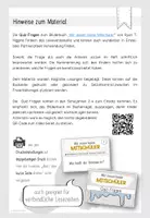 Vorschau - Aufgabenkarten - Quiz-Fragen zum Bilderbuch "Wir essen keine Mitschüler" - Seite 1