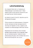 Vorschau - Poster - Arbeitsanweisungen - Visualisierung I DaZ & Anfangsunterricht - Seite 1