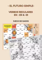 Vorschau - Stationenlernen - Futuro simple - Verbos REGULARES en -ER & -IR - Juego de dados - Deckblatt