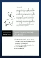 Vorschau - Arbeitsblätter - Lückentext Abschreibtext ä äu (differenziert) - Deckblatt