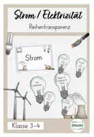 Vorschau - Stundenentwürfe - Reihentransparenz Elektrizität Strom - Deckblatt