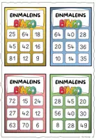 Vorschau - Fördermaterial/Inklusion - Einmaleins Bingo / Mathe - Seite 1
