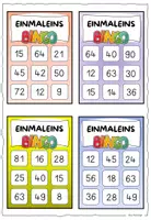 Vorschau - Fördermaterial/Inklusion - Einmaleins Bingo / Mathe - Seite 2