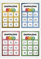 Vorschau - Fördermaterial/Inklusion - Einmaleins Bingo / Mathe - Seite 3