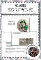 Vorschau - Arbeitsblätter - Materialpaket Zucker in Getränken - Deckblatt