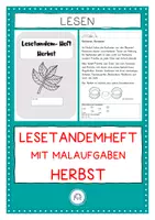 Vorschau - Stundenentwürfe - Lesetandem- Heft zum Thema: Herbst - Deckblatt