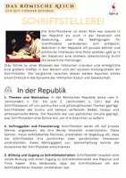 Vorschau - Arbeitsblätter - "Das römische Reich zur Zeit unserer Autoren" - Deckblatt