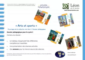 Aperçu - Préparation de séquence / Séquence complète - Dossier Arts et Sports - Art - Bilingue Français-Anglais - Page de couverture