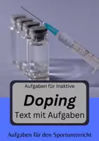 Vorschau - Arbeitsblätter - Perfekt für Inaktive: Doping - Text mit Aufgaben - Deckblatt