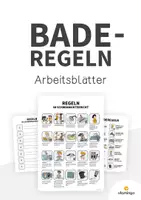 Vorschau - Arbeitsblätter - Sparpaket: Baderegeln (Schwimmunterricht) - Seite 1