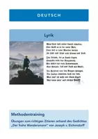Vorschau - Arbeitsblätter - Übungen zum richtigen Zitieren mit Lösungen - Deckblatt