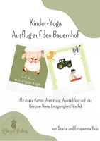 Vorschau - Mal- und Bastelvorlagen - Kinder-Yoga: Ausflug auf den Bauernhof - Deckblatt