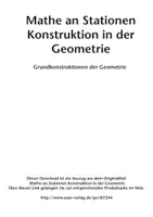 Vorschau - Stationenlernen - Mathe an Stationen Konstruktion in der Geometrie - Grundkonstruktionen der Geometrie - Seite 1