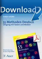 Vorschau - Arbeitsblätter - 14 Methoden Deutsch - Umgang mit Texten und Medien - Deckblatt