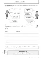 Vorschau - Stundenentwürfe - Dates and months - Englische Grammatik Basics Klasse 5/6 - Grundregeln verstehen und üben - Seite 3