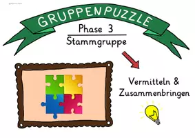 Vorschau - Stationenlernen - Ablauf Methode Gruppenpuzzle - Seite 2