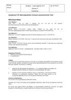 Vorschau - Klassenarbeiten - Klausur mit EH: Materialgestütztes Verfassen argumentativer Texte Medien - Deckblatt