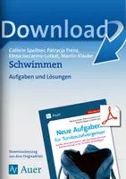 Vorschau - Arbeitsblätter - Schwimmen - Aufgaben und Lösungen - Deckblatt