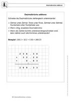 Vorschau - Arbeitsblätter - Mathematik üben Klasse 6 - Mit Dezimalbrüchen rechnen - Seite 2