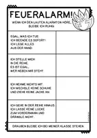 Vorschau - Arbeitsblätter - VERHALTEN BEI FEUERALARM (CLASSROOM MANAGEMENT, FEUER) - Seite 2