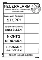 Vorschau - Arbeitsblätter - VERHALTEN BEI FEUERALARM (CLASSROOM MANAGEMENT, FEUER) - Seite 3