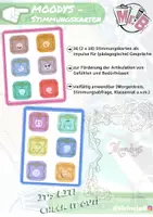 Vorschau - Bildkarten - Moodys - Stimmungskarten / Gesprächskarten / Gefühlskarten - Deckblatt