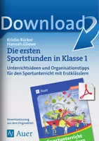 Vorschau - Arbeitsblätter - Die ersten Sportstunden in Klasse 1 - Deckblatt