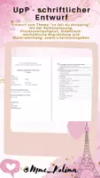 Vorschau - Stundenentwürfe - UpP - schriftlicher Entwurf faire du shopping (vêtements) - Deckblatt