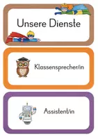 Vorschau - Poster - Klassenämter - Deckblatt