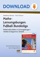 Vorschau - Stundenentwürfe - Mathe-Lernumgebungen: Fußball-Bundesliga - Mathematik erleben in Lernumgebungen - Tabellen & Diagramme, Statistik - Deckblatt