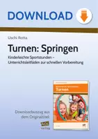 Vorschau - Arbeitsblätter - Turnen: Springen - Kinderleichte Sportstunden - Unterrichtsleitfäden zur schnellen Vorbereitung - Deckblatt