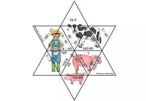 Vorschau - Spiele - Legesterne - Gemischte Aufgaben - Mathematik - Seite 2