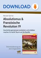 Vorschau - Stundenentwürfe - Absolutismus & Französische Revolution 19 - Geschichte gemeinsam erarbeiten und erlebbar machen: Es reicht! Sturm auf die Bastille - Deckblatt