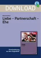 Vorschau - Arbeitsblätter - Liebe Partnerschaft Ehe - Deckblatt