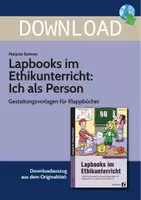 Vorschau - Stundenentwürfe - Lapbooks im Ethikunterricht: Ich als Person - Gestaltungsvorlagen für Klappbücher - Deckblatt