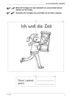 Vorschau - Stundenentwürfe - Lapbooks im Ethikunterricht: Ich und die Zeit - Gestaltungsvorlagen für Klappbücher - Seite 2