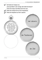 Vorschau - Stundenentwürfe - Lapbooks im Ethikunterricht: Ich und die Zeit - Gestaltungsvorlagen für Klappbücher - Seite 3