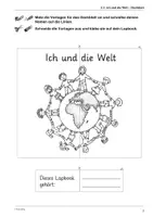 Vorschau - Stundenentwürfe - Lapbooks im Ethikunterricht: Ich und die Welt - Gestaltungsvorlagen für Klappbücher - Seite 3