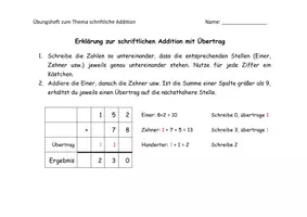 Vorschau - Arbeitsblätter - Übungsheftchen für die Grundrechenarten - Seite 3