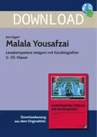 Vorschau - Stundenentwürfe - Malala Yousafzai - Lesekompetenz steigern mit Kurzbiografien 5. - 10. Klasse - Deckblatt
