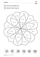 Vorschau - Arbeitsblätter - 2 Rechenmandalas zum kleinen 1x1: Die 2er-Reihe - Zahlen multiplizieren - Seite 2