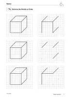 Vorschau - Stundenentwürfe - Geometrie: Körper darstellen und herstellen - Differenzierte Arbeitsblätter für Schüler mit sonderpädagogischem Förderbedarf - Seite 2