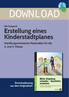 Vorschau - Arbeitsblätter - Erstellung eines Kinderstadtplanes - Handlungsorientierte Materialien für die 3. und 4. Klasse - Deckblatt