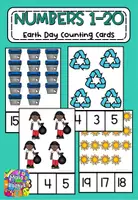 Vista previa - Juegos / Gamificación - Tarjetas para contar del 1 al 20 /1-20 Counting Cards - Portada