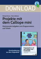 Vorschau - Stundenentwürfe - Projekte mit dem Calliope mini - Motivierende Aufgaben zum Programmieren und Tüfteln - Deckblatt