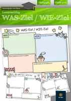 Vorschau - Arbeitsblätter - Lerncoaching - WAS-Ziel / WIE-Ziel | Klasse 5-10 - Deckblatt