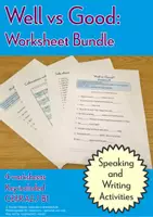 Vorschau - Arbeitsblätter - Well vs Good Worksheet Bundle - Deckblatt