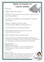Vorschau - Arbeitsblätter - Classroom Printables Hai Fische Klappmaul Wasser Bastelvorlage Kreatives Schreiben - Seite 1