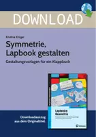 Vorschau - Arbeitsblätter - Symmetrie, Lapbook gestalten - Gestaltungsvorlagen für ein Klappbuch - Deckblatt